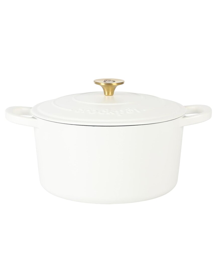 Artisan 5qt Round Enameled Cast Iron Dutch Oven