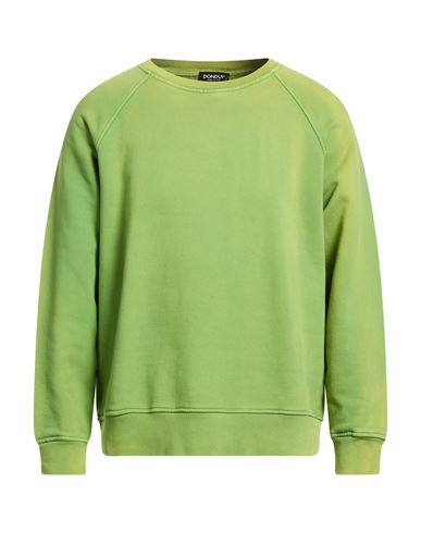 Man Sweatshirt Green Size L Cotton