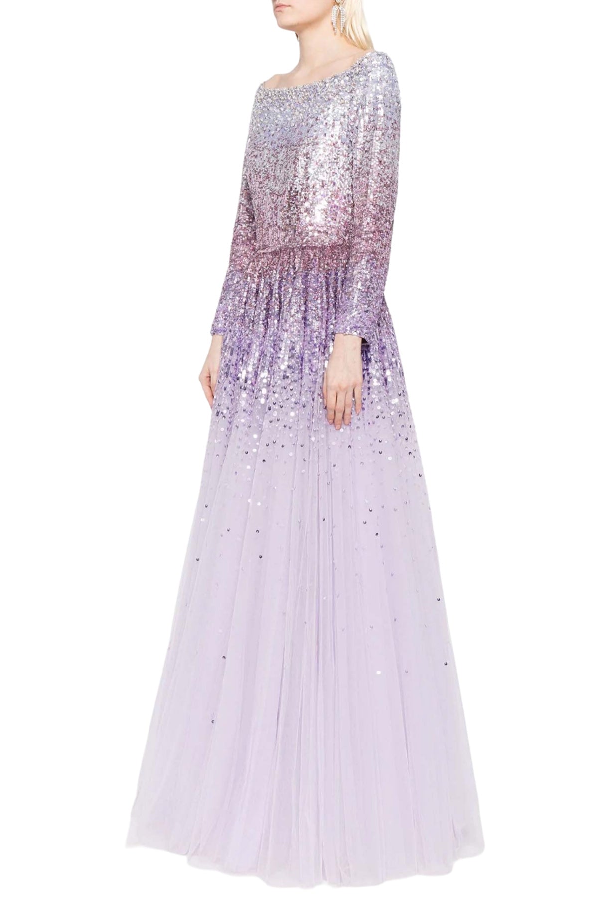 DREAMING SEQUIN-EMBELLISHED GOWN