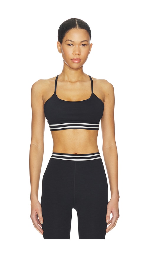 Splits59 Cali Active Rib Sports Bra in Black - Black. M also in S, XS