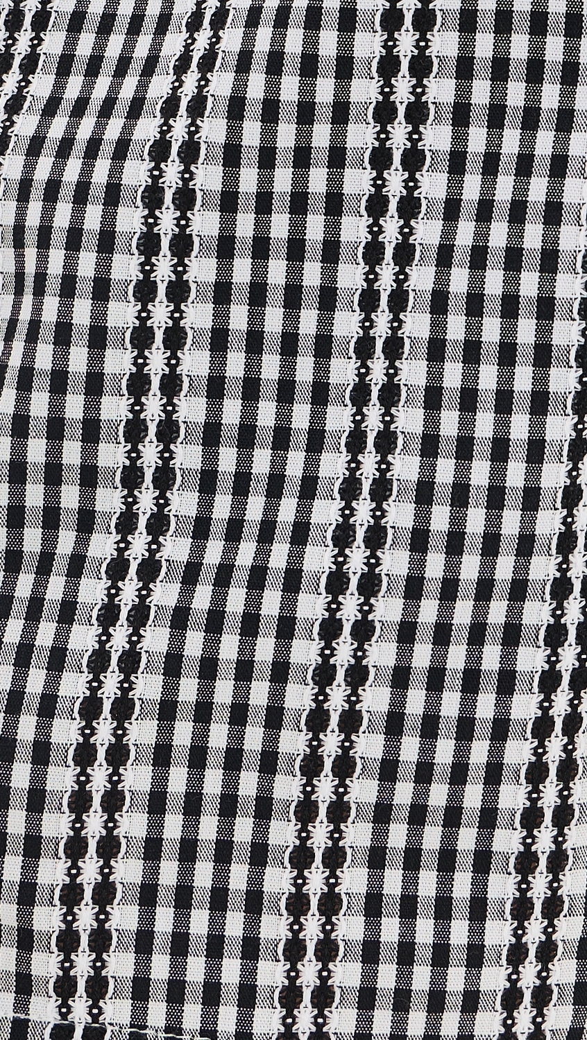 Jenner Shorts Black Gingham