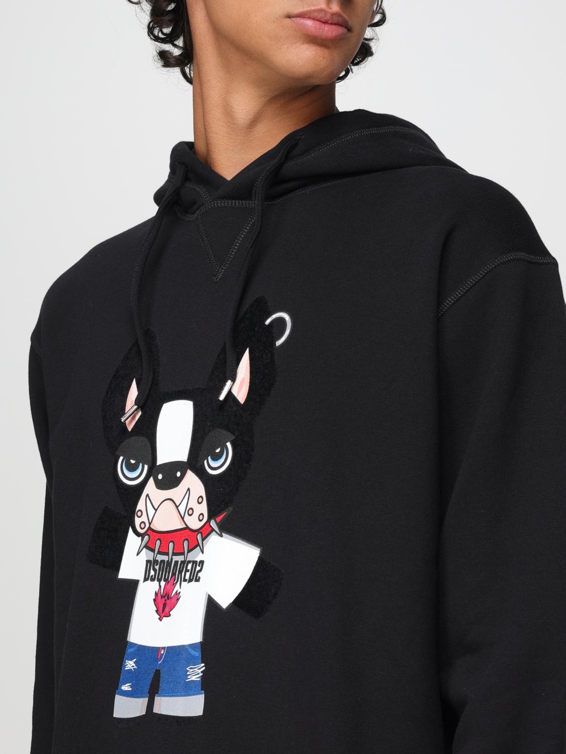 Logo-print cotton hoodie - White