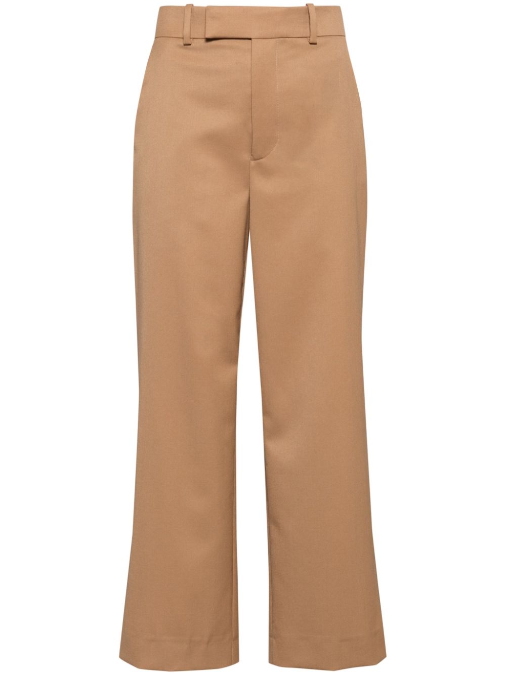 Easy Slim Crop trousers - Brown