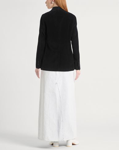The Gigi Woman Blazer Black Size 10 Cotton, Linen