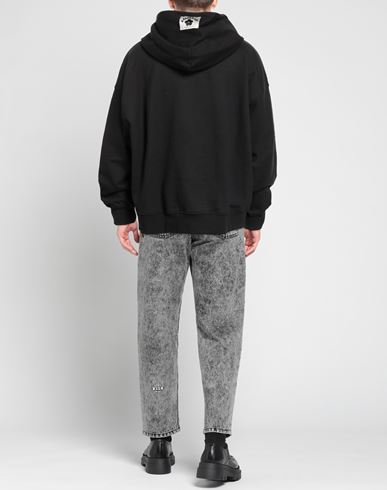 Man Sweatshirt Black Size XL Cotton