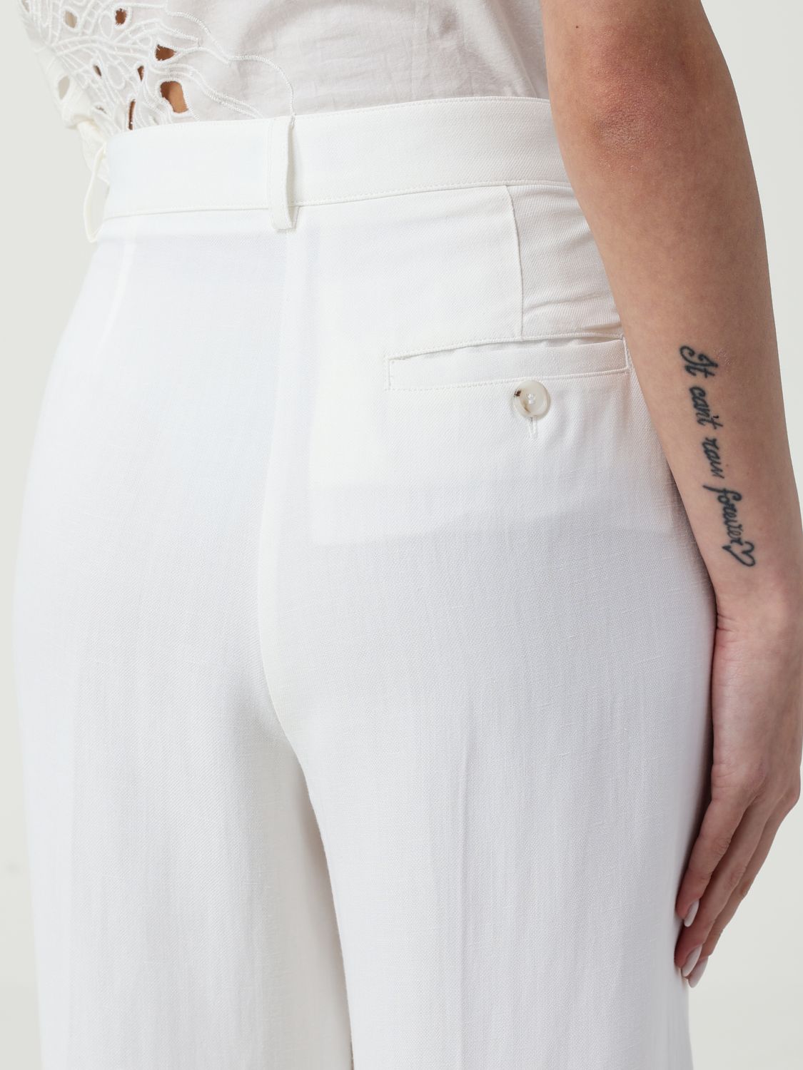 Pants PINKO Woman color White