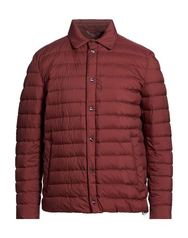 Man Puffer Rust Size 44 Polyamide