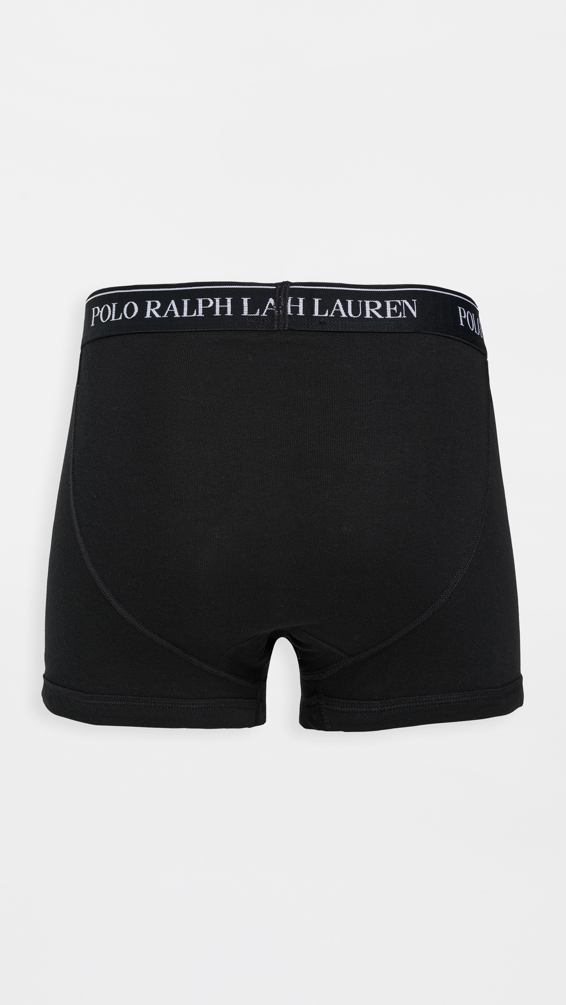 Classic Fit Cotton Trunks 3 Pack Polo Black