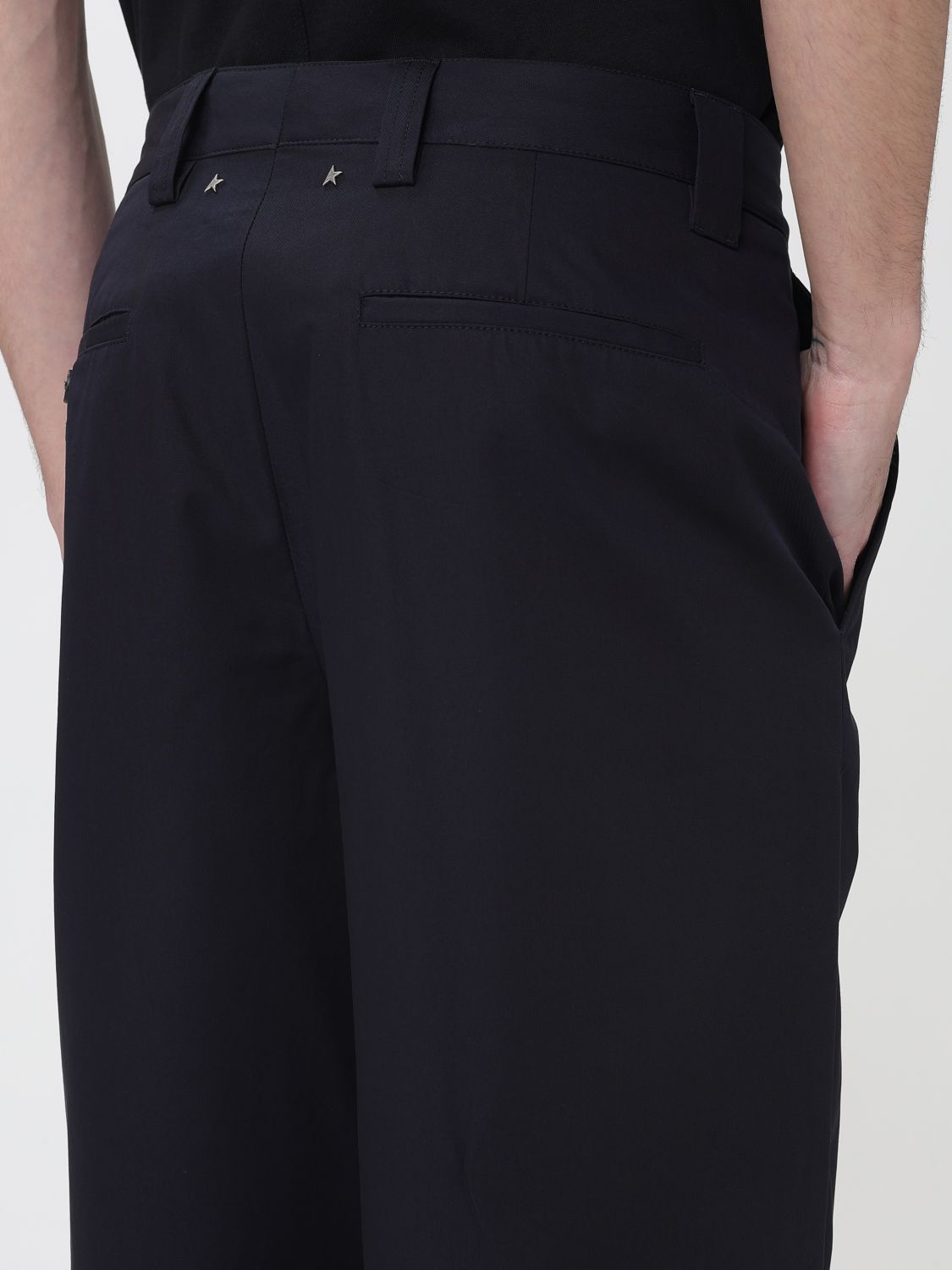 Pants Men color Blue