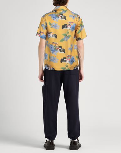 Man Shirt Marigold Size M Silk