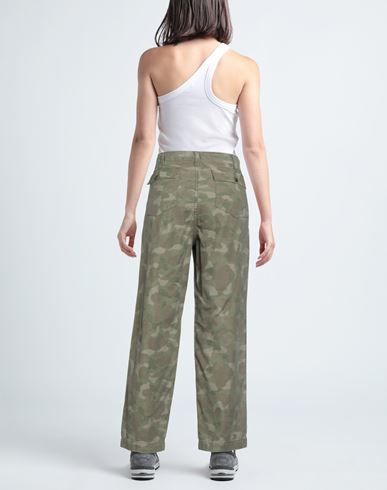 Woman Pants Military green Size 27 Cotton