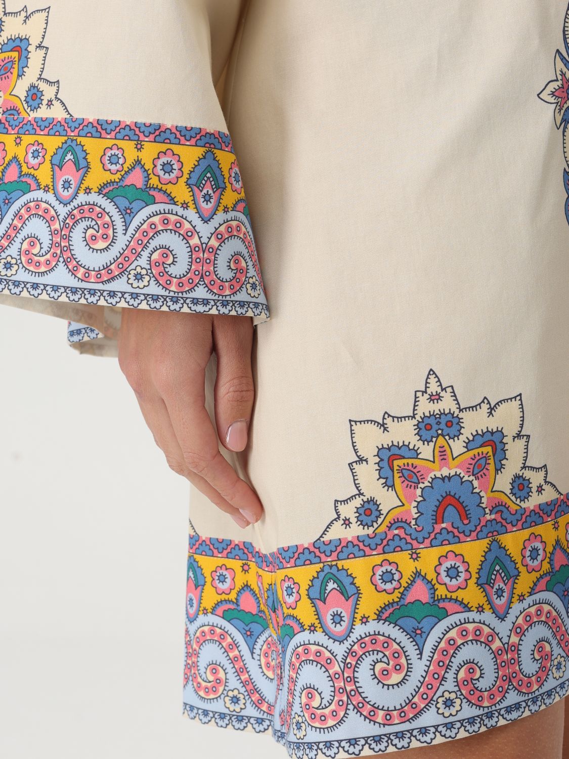 Printed tunic - White