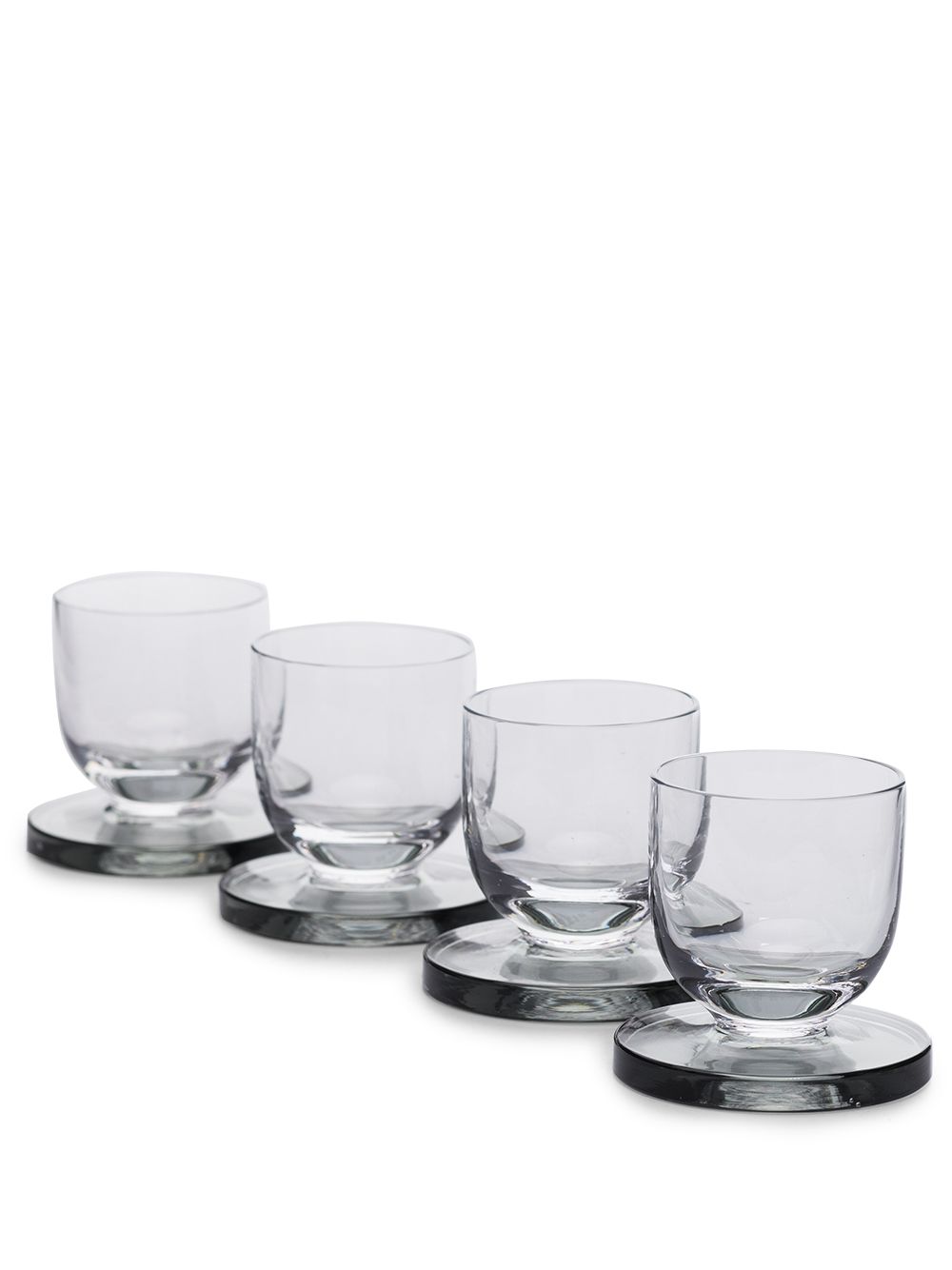 Set of four Puck shot glasses - Neutrals
