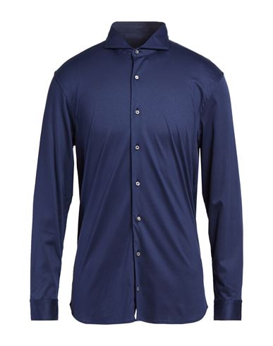 Man Shirt Navy Size XL Cotton