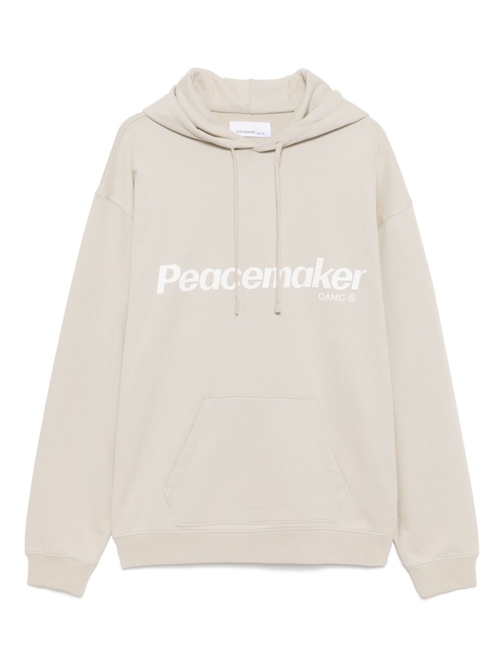 Floral-printed hoodie - Neutrals