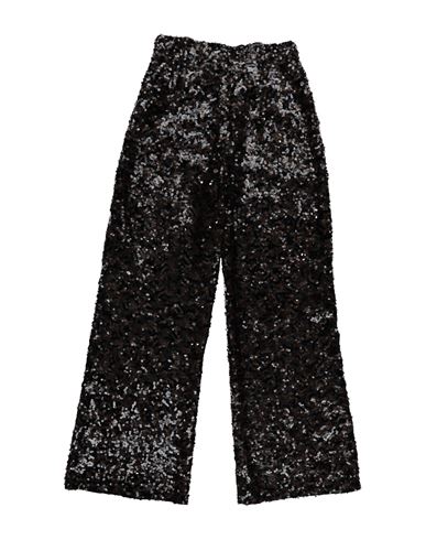 Les Coyotes De Paris Kid Girl Pants Dark brown Size 12 Polyester, Elastane