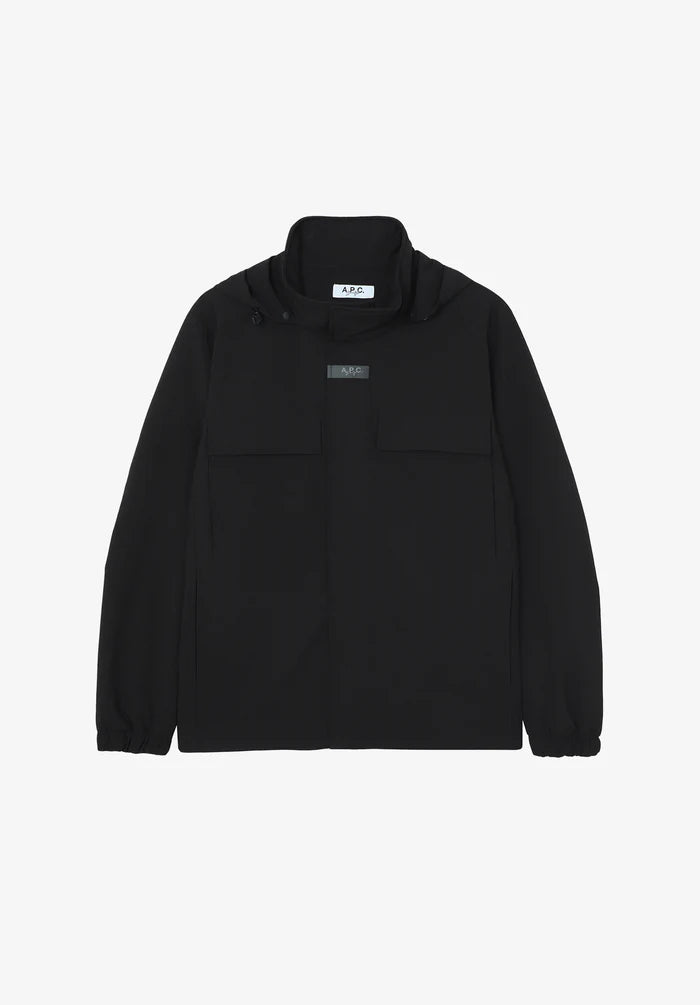 A. P.C. Waterproof jacket S LZZ - Black