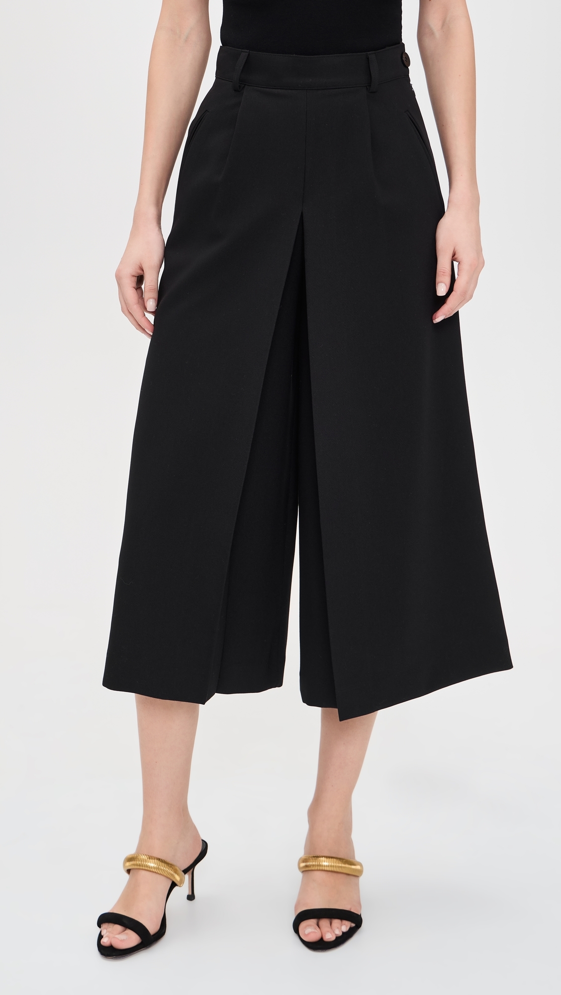 The Nicole Culottes Black