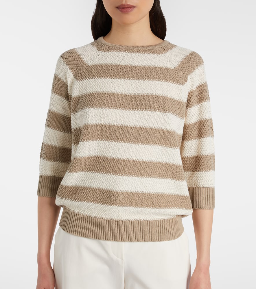 Ellisse striped cotton sweater