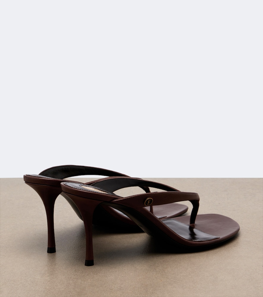 Sue leather thong sandals