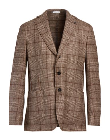 Man Blazer Taupe Size 40 Virgin Wool