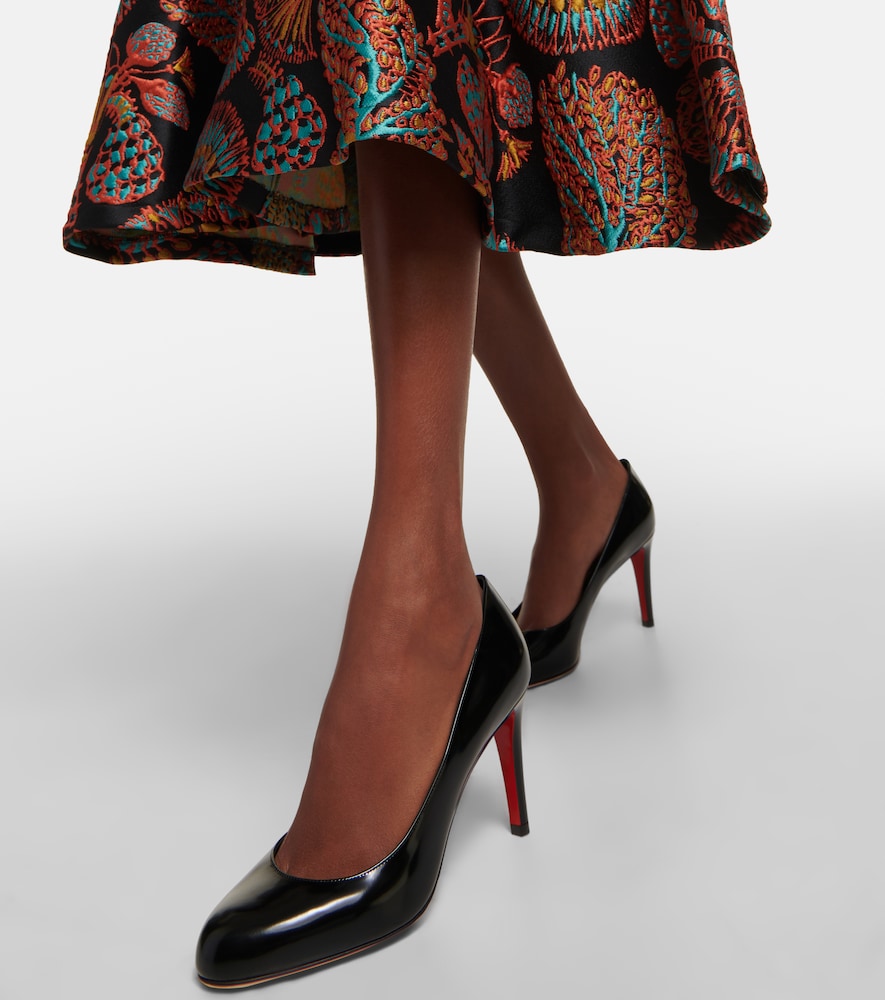 Pumppie 85 patent leather pumps
