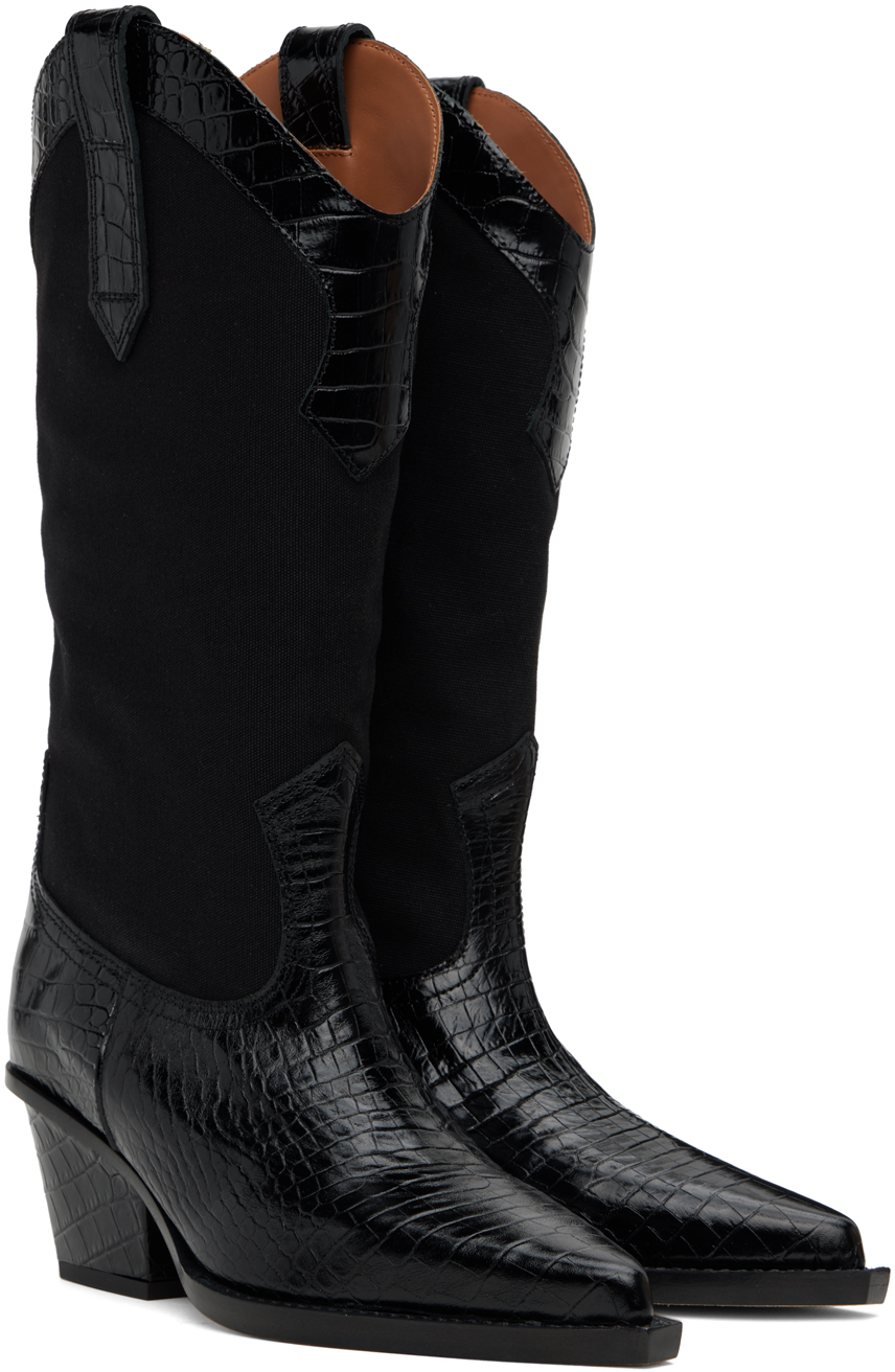 Paris Texas Black Rosario Boots