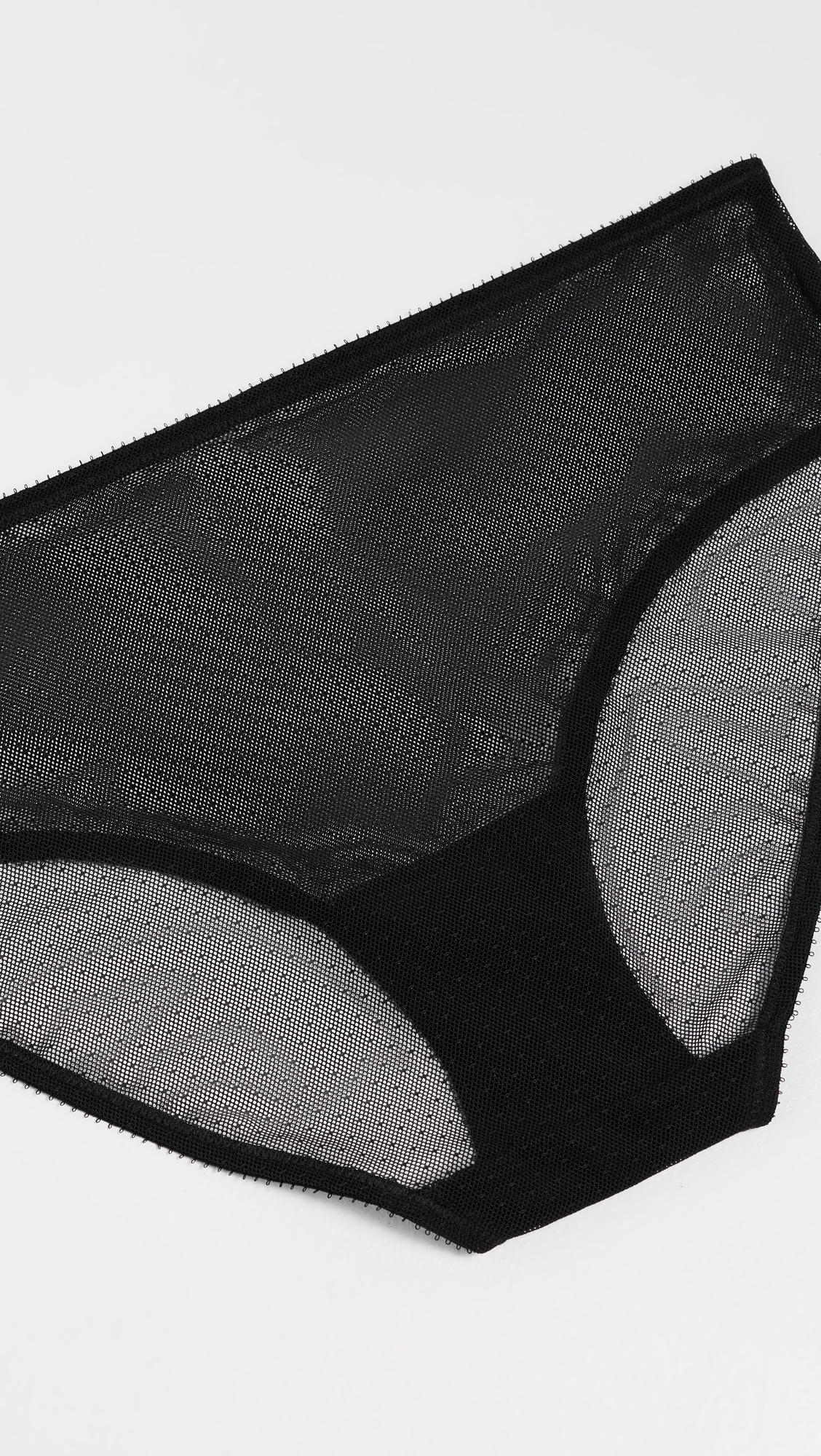 Jolie Lacy Hipster Panties 3 Pack Black/White/Nylon