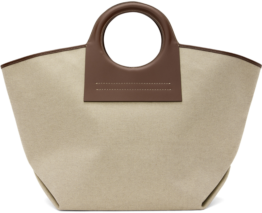 HEREU Beige & Brown Cala Bag