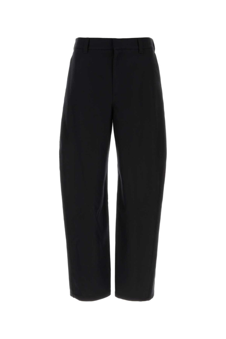 Black Flat Front Pants