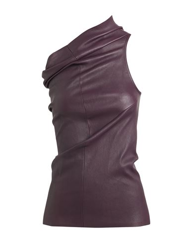 Woman Top Plum Size 2 Lambskin, Cotton, Lycra