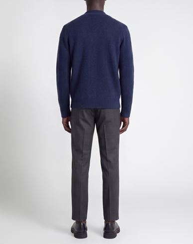 Man Cardigan Midnight blue Size 38 Alpaca wool, Polyamide, Wool, Elastane