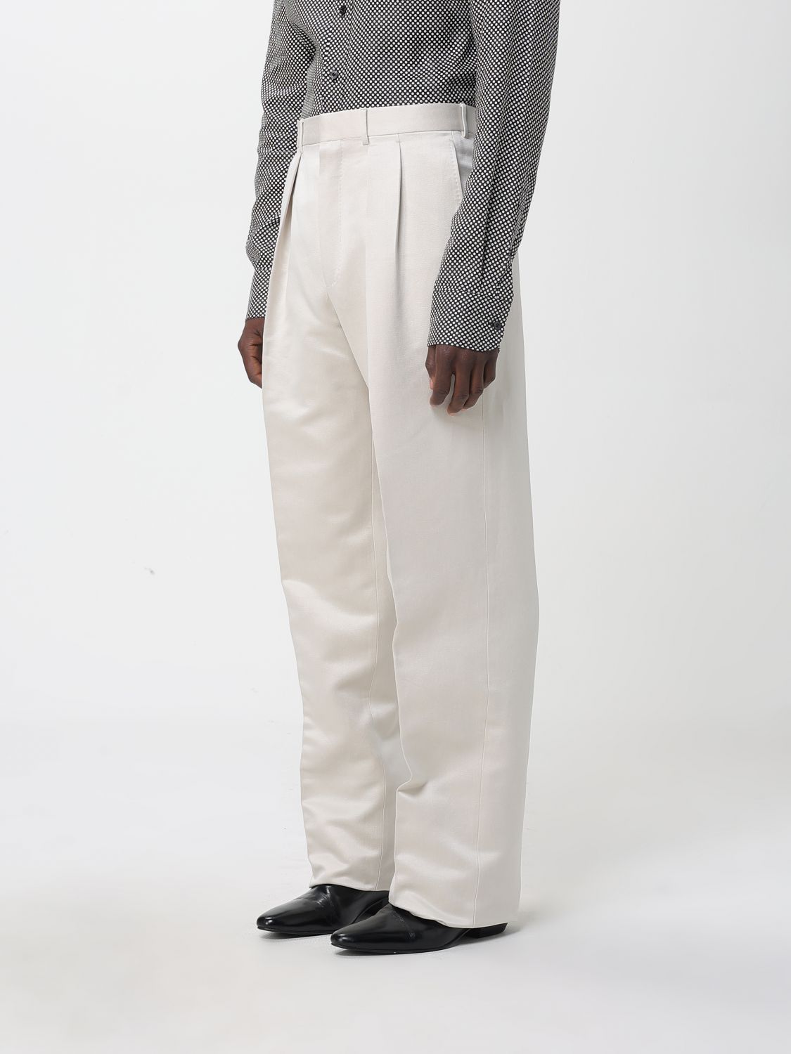 Pants Men color Beige
