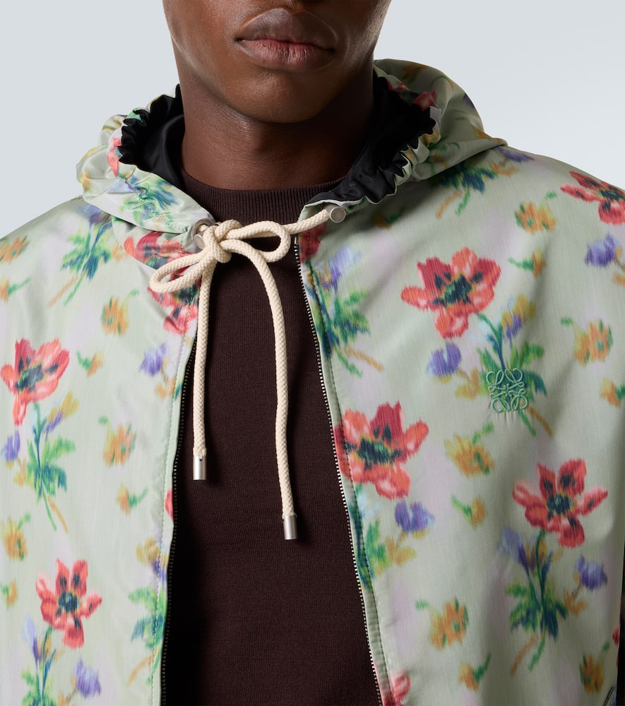 Floral reversible jacket