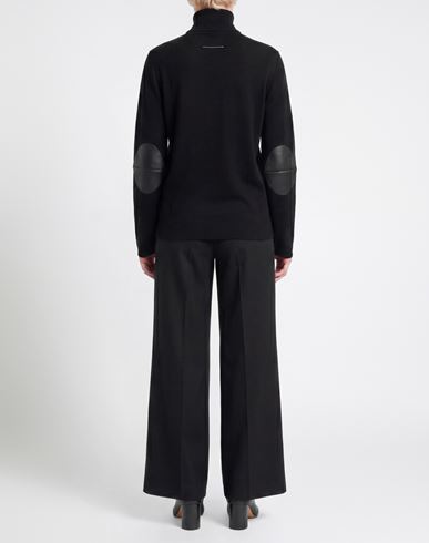 Woman Turtleneck Black Size S Acrylic, Virgin Wool