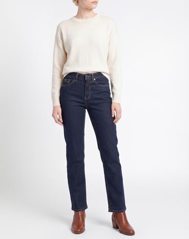 Woman Jeans Blue Size 25 Cotton, Elastane