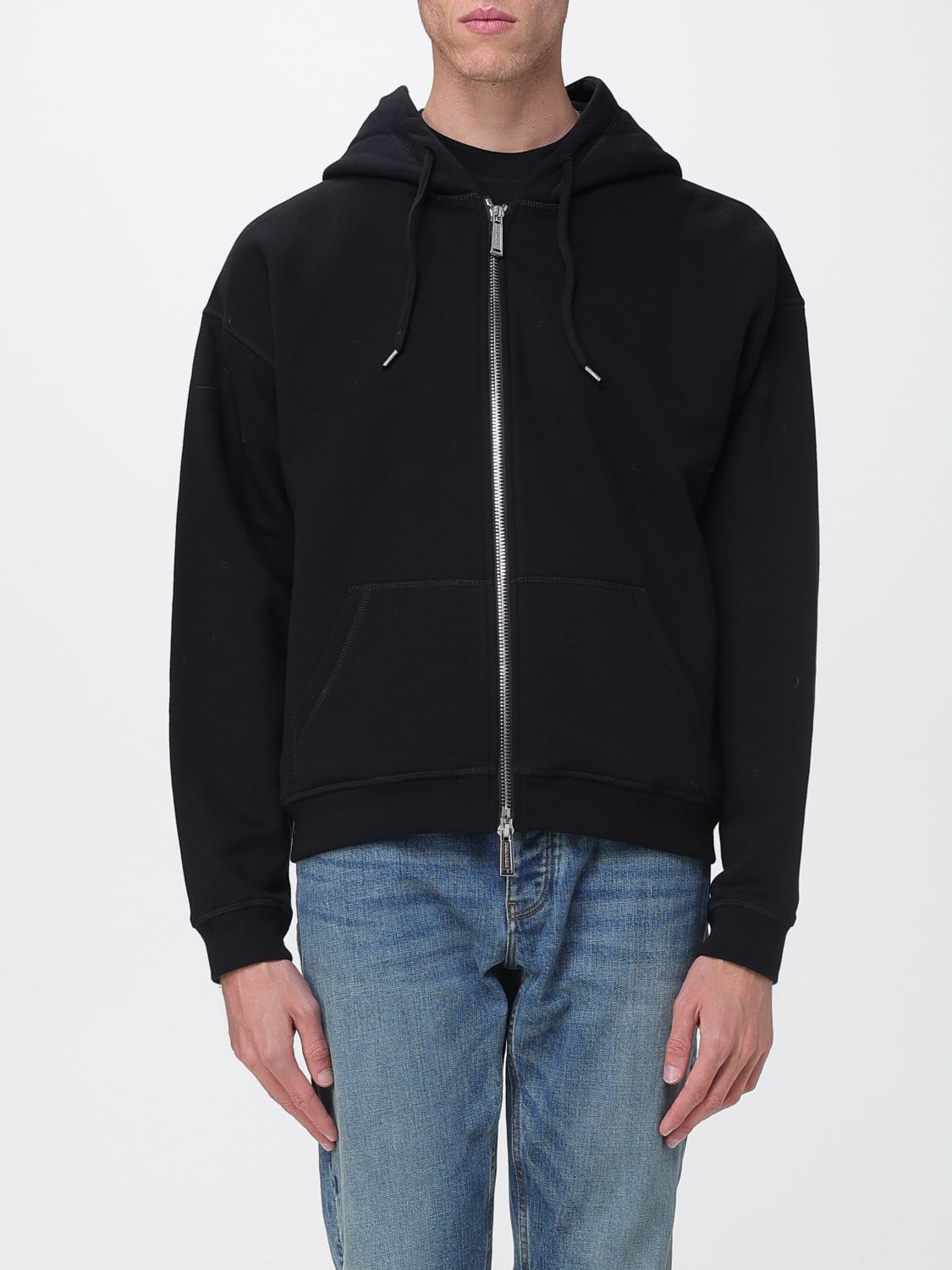 Sweatshirt Men color Black