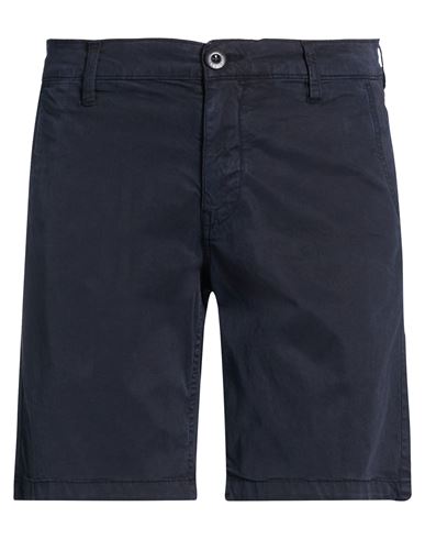 Man Shorts & Bermuda Shorts Navy Size 30 Lyocell, Cotton, Elastane