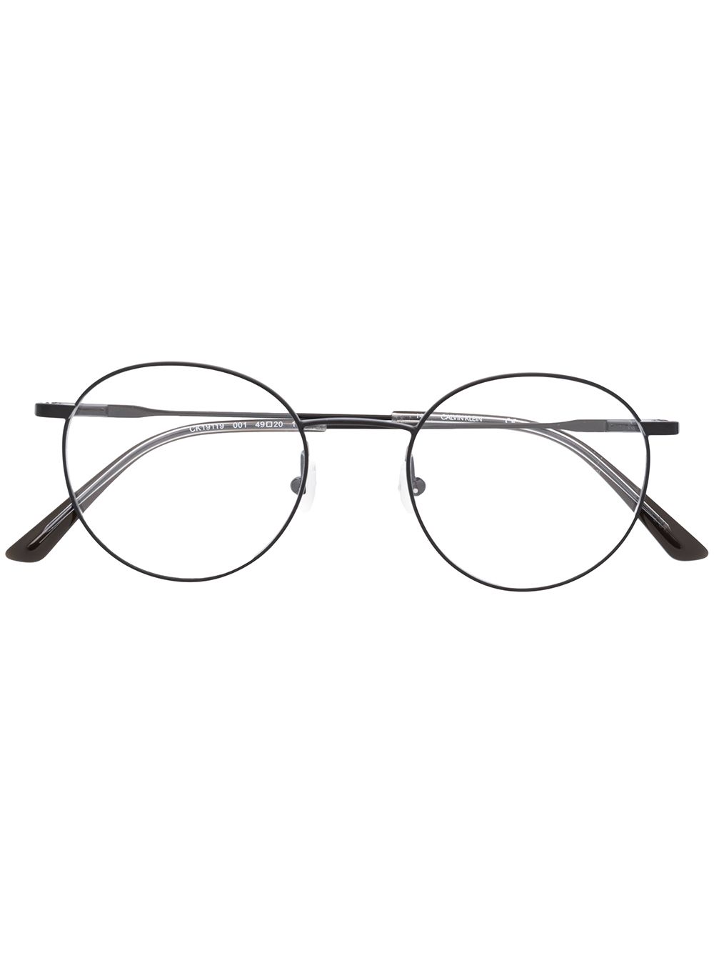 Round frame glasses - Black