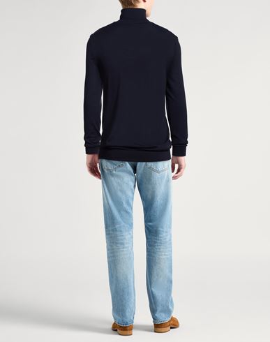 Selezione Man Turtleneck Midnight blue Size L Cashmere