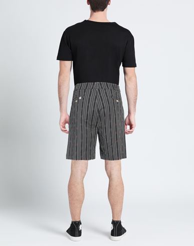 Man Shorts & Bermuda Shorts Charcoal Size 26 Cotton
