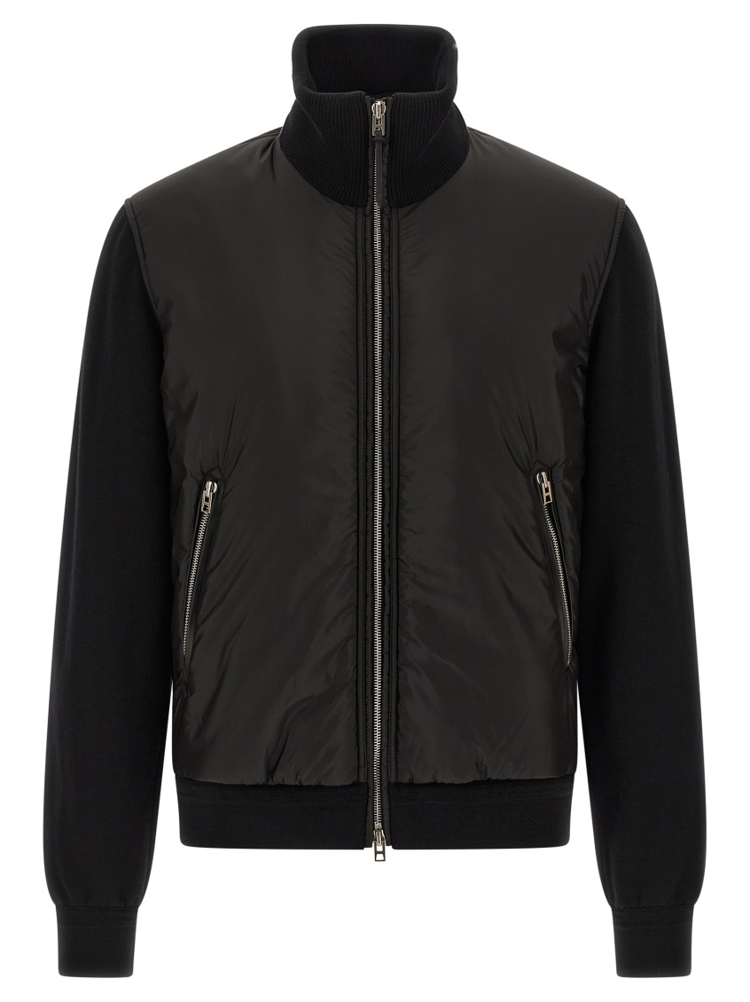 Merino Wool Bomber Jacket