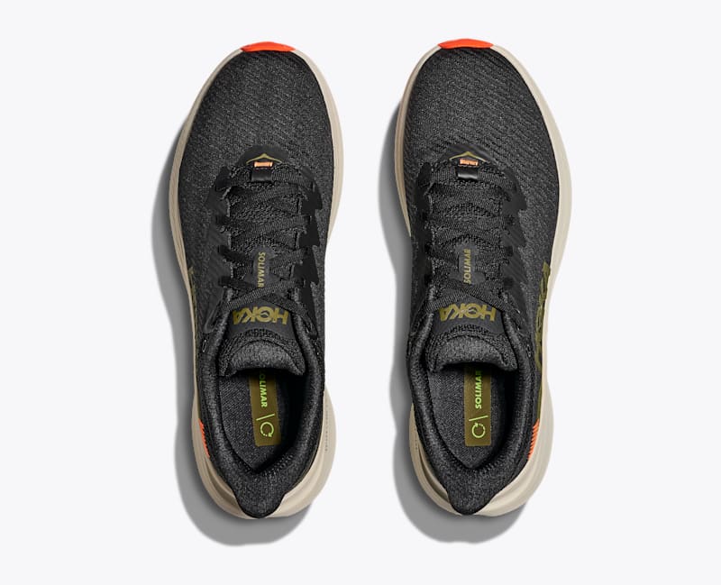 HOKA Men's Solimar Shoes in Black/Truffle Salt