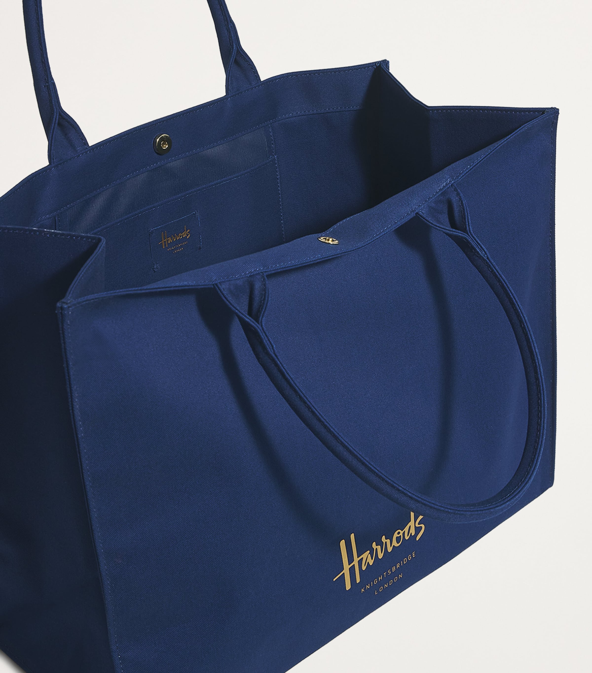 Large Cotton Logo Tote Bag