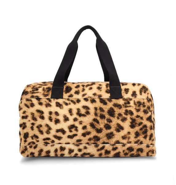 Saint Laurent Nuxx Leopard Print Duffle Bag