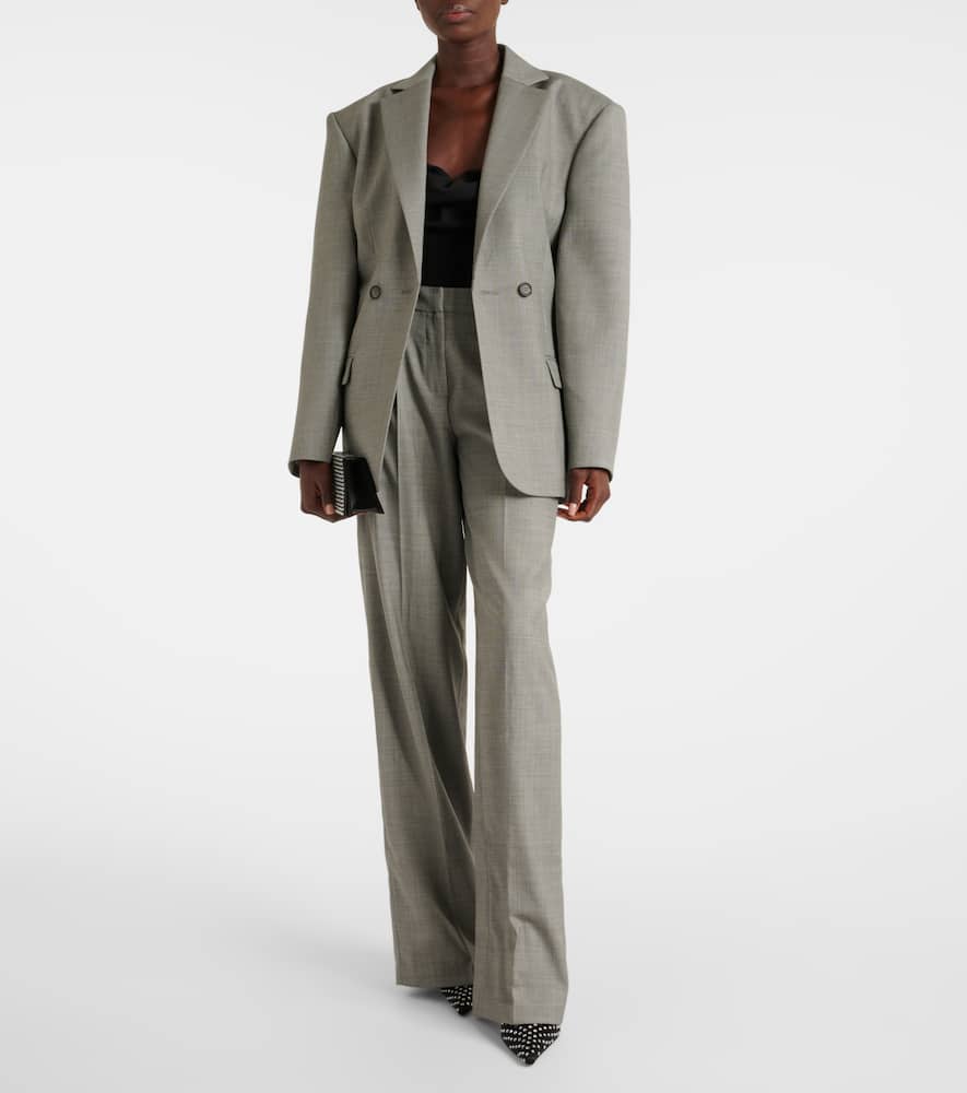 Boxy wool blazer