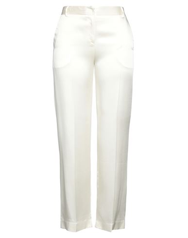 Act N°1 Woman Pants Cream Size 0 Acetate, Viscose