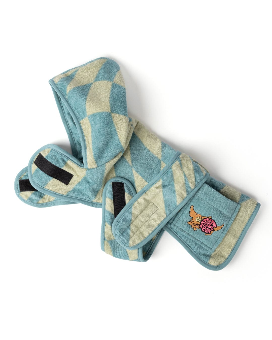 Saltrock Warp Pet Towelling Robe in Light Blue