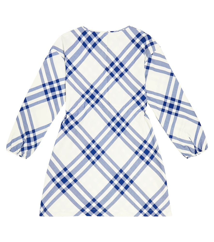 Burberry Kids Checked cotton dress
