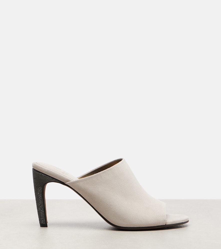 Monili suede mules